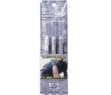 Mr Hobby (Gunze) PP203 Mr Weathering Liner Snow Set